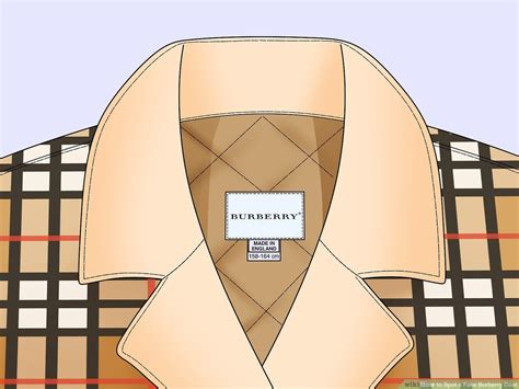 how to spot fake vintage burberry trench coat